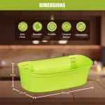 GEEZY 吊り下げ式キャビネットゴミ箱、省スペース、キッチンドアフレーム、シンク下のゴミに最適、ほとんどのキャビネットに適合